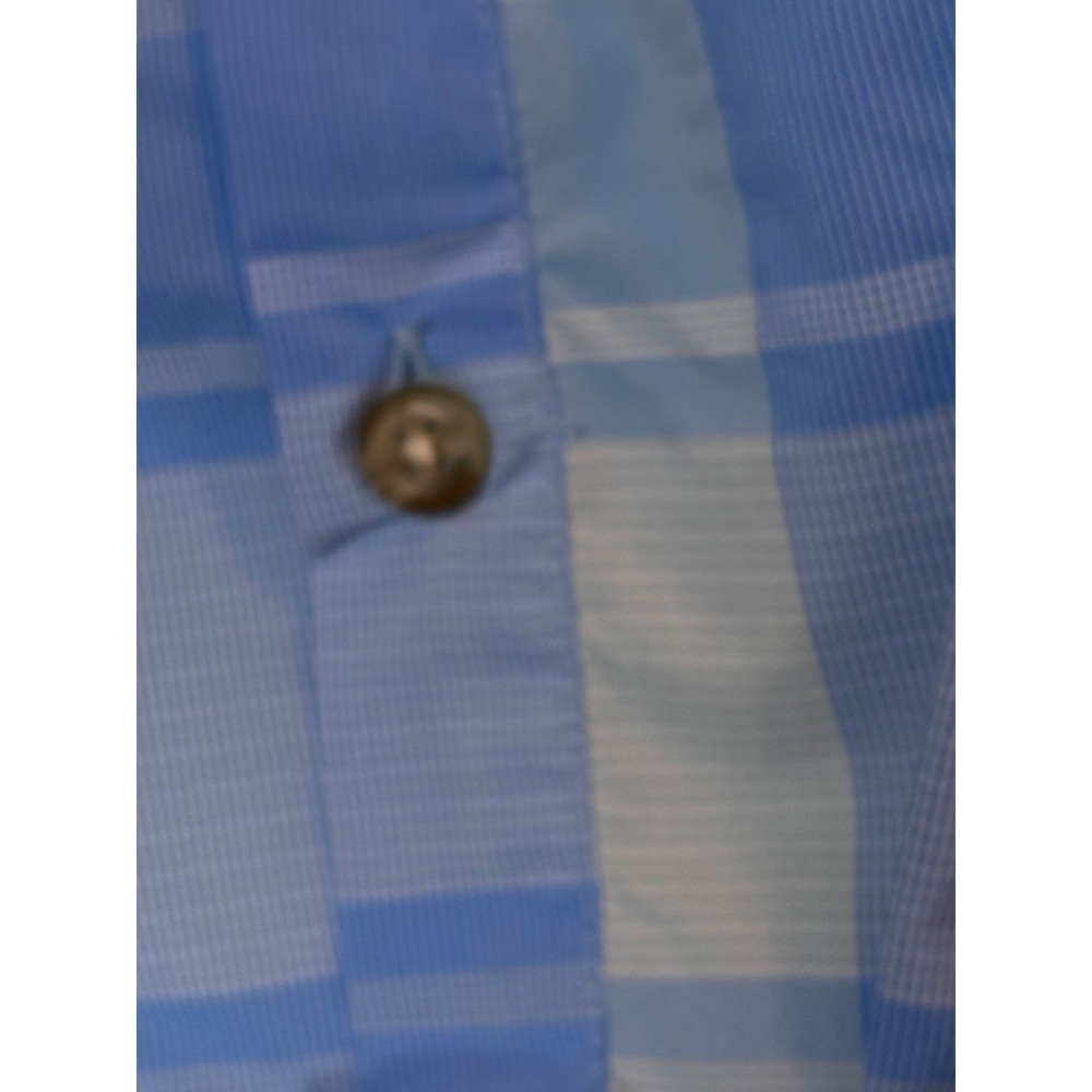Patagonia Mens Blue Plaid Button-Up Long-Sleeve Shirt Xl - Picture 10 of 16